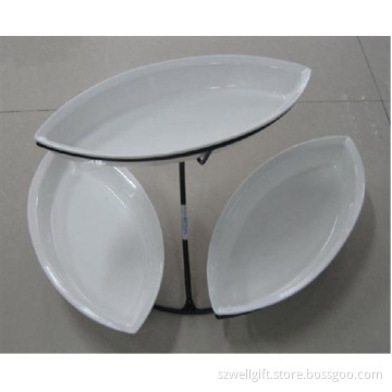 Porcelain Olive Bowl Set, Serve Bowl